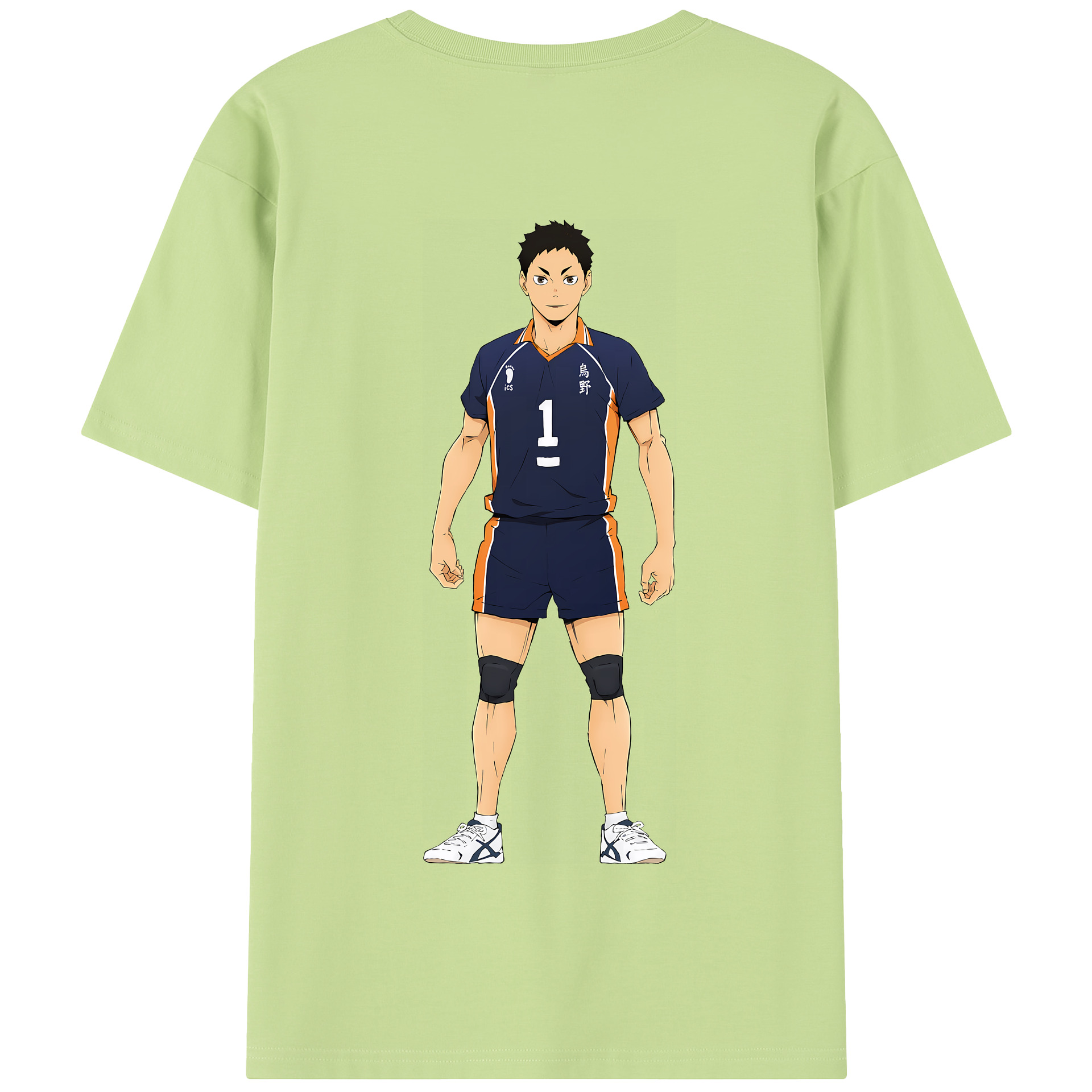 （画像用） ハイキュー!! Haikyu!! 綿100％半袖Tシャツ（背面プリント）